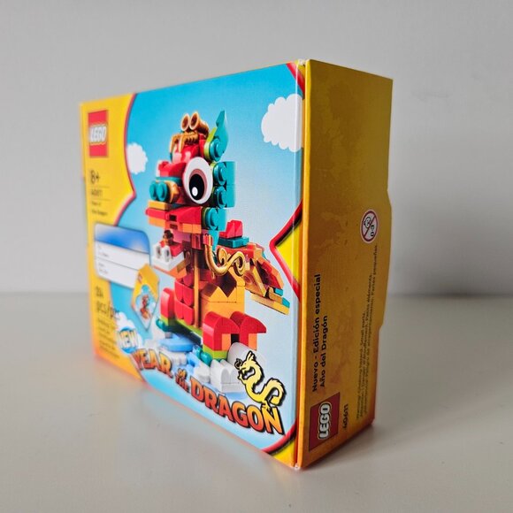 NIB LEGO 40611 Year of the Dragon 214pcs FACTORY SEALED RETIRED LIMITED EDITION - Picture 3 of 6